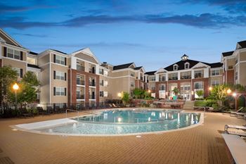 Crystal Clear Swimming Pool at Abberly Village Apartment Homes by HHHunt, South Carolina, 29169